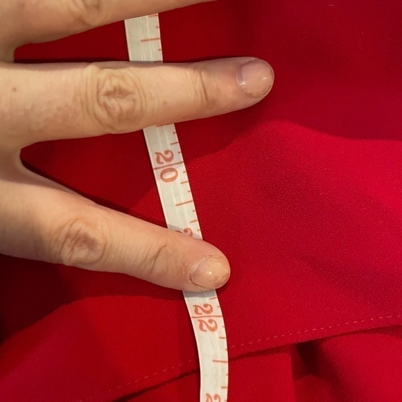 ZARA Red Bell Sleeve Blouse 🤍 - Picture 8 of 8